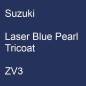 Preview: Suzuki, Laser Blue Pearl Tricoat, ZV3.